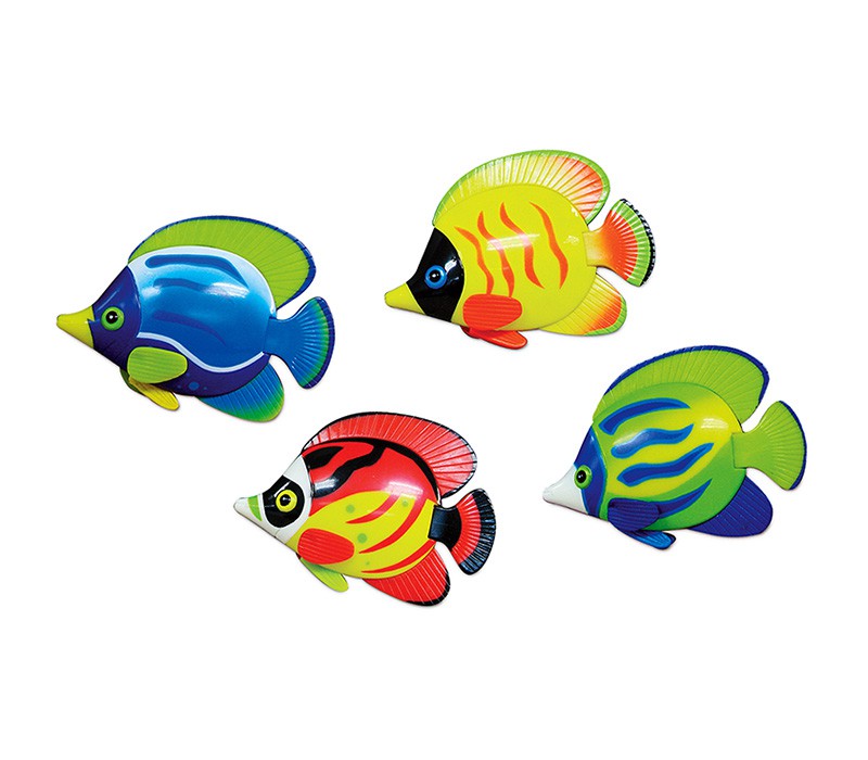 Set of 6 pool diving discs - Fish