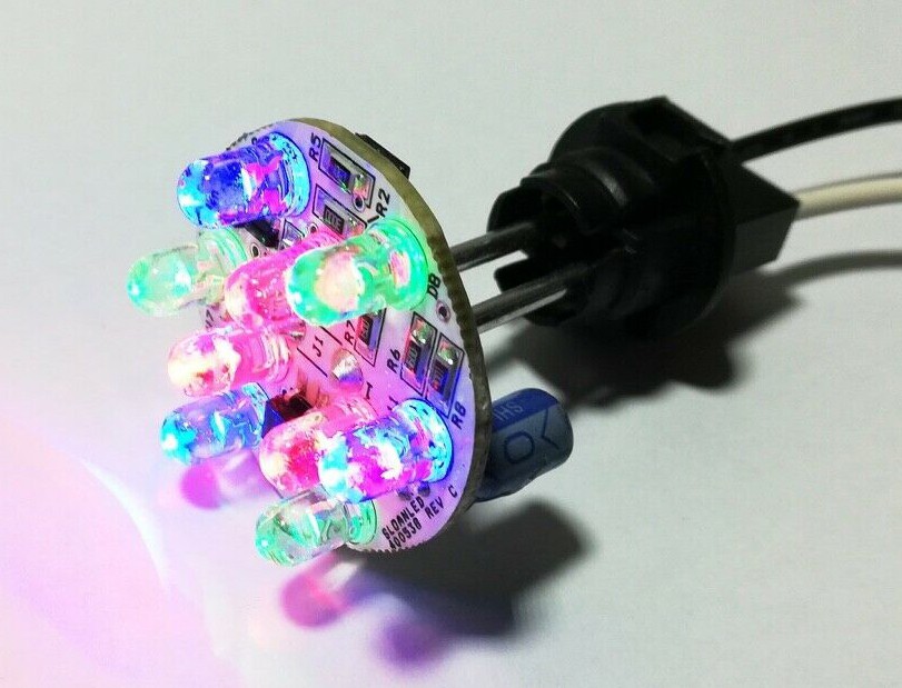 LED light shown on