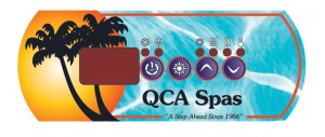 PANEL: GECKO 4 BUTTON QCA FACTORY TOPSIDE CONTROL WITH OVERLAY