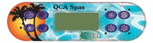 Panel: Majestic, Jewel & Paradise 8 Button QCA Factory Topside Control WITH Overlay
