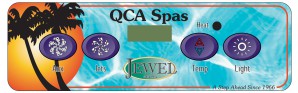 Panel: Jewel 4 Button QCA Factory Topside Control WIth Overlay